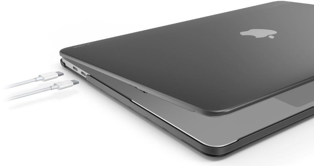 Чехол-накладка i-Blason для Macbook Air 13 2018/2020 (Matte Black) купить в интернет-магазине icover