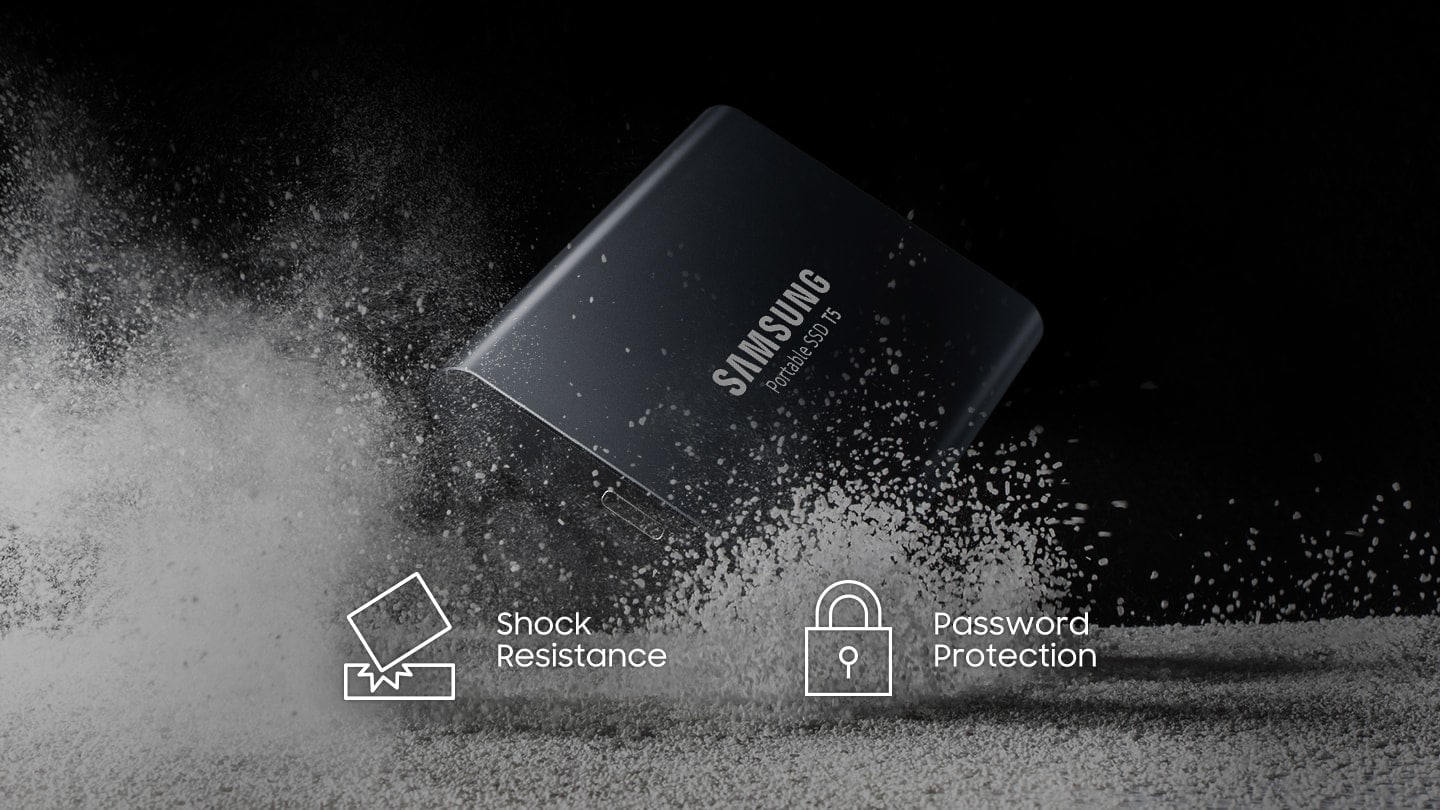 Внешний накопитель Samsung Portable SSD T5 2Tb MU-PA2T0B/WW (Black) купить в интернет-магазине icover
