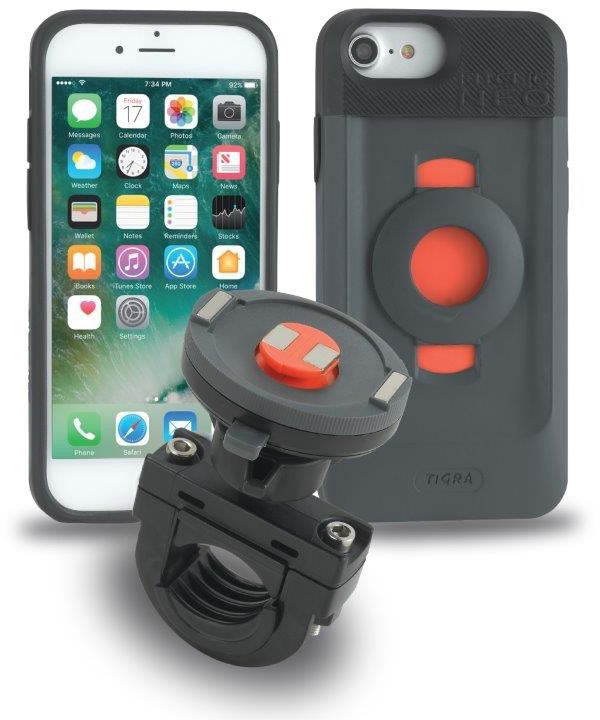 

Держатель с чехлом для мотоцикла TigraSport FitClic Neo Motorcycle Kit для iPhone 6/7/8/SE 2020 (Black)