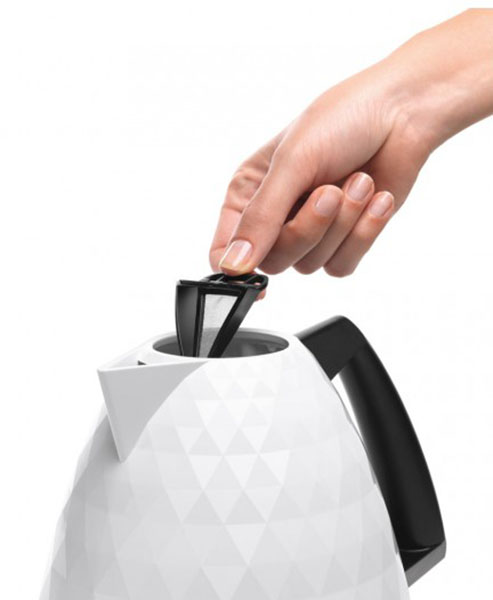 DeLonghi Brillante (KBJ 2001.W)  - чайник электрический (White) купить в интернет-магазине icover