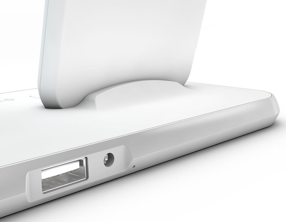Беспроводное зарядное устройство Zens Stand+Dock+Watch Wireless Charger (White) купить в интернет-магазине icover