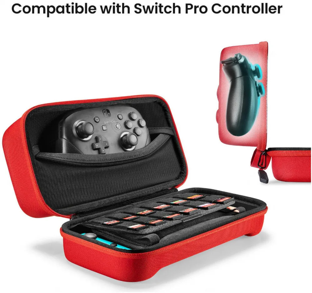 Чехол Tomtoc Travel Case для Nintendo Switch/OLED (Red) купить в интернет-магазине icover