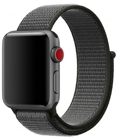

Ремешок COTEetCI W17 Magic Tape (WH5225-FH) для Apple Watch Series SE/6/2/3/4 38/40mm (Grey)
