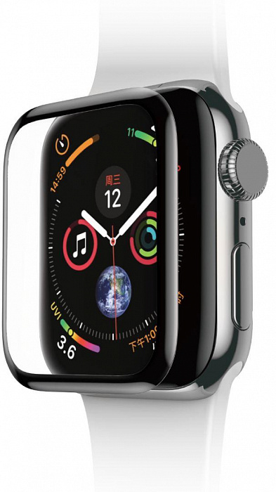 Защитное стекло uBear 3D (GL30BL40-AW4) для Apple Watch Series SE/6/4 40mm (Black) купить в интернет-магазине icover