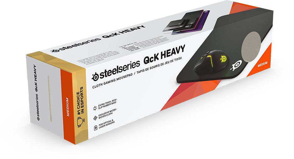 Коврик для мыши Steelseries QcK Heavy (Black) купить в интернет-магазине icover