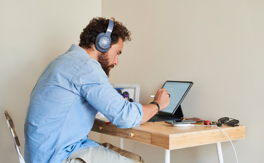 Беспроводные наушники JBL Tune 760NC (Blue) купить в интернет-магазине icover