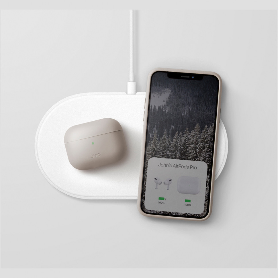 Чехол Uniq Lino (AIRPODSPRO2-LINOIVY) для Airpods Pro 2 (Ivory Beige) купить в интернет-магазине icover