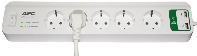 Сетевой фильтр APC Essential SurgeArrest PM5U-RS (White) купить в интернет-магазине icover