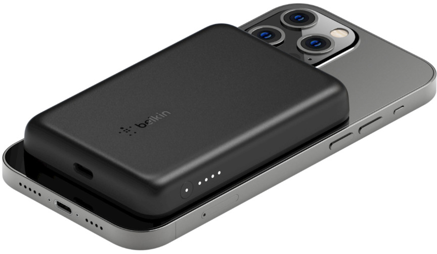 Внешний аккумулятор Belkin Magnetic Wireless 2500mAh (BPD002btBK) для iPhone 12 (Black) купить в интернет-магазине icover
