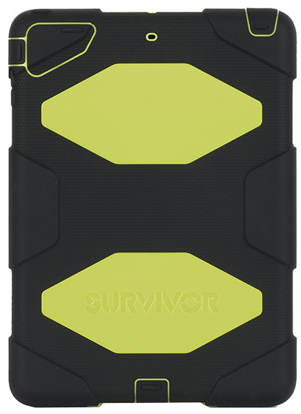 Griffin Survivor All-Terrain - чехол для iPad Air (Black/Citron) купить в интернет-магазине icover