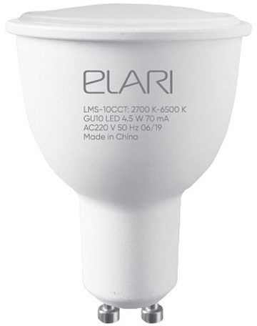 

Умная лампа Elari SB1-CCT10 GU10 (White)