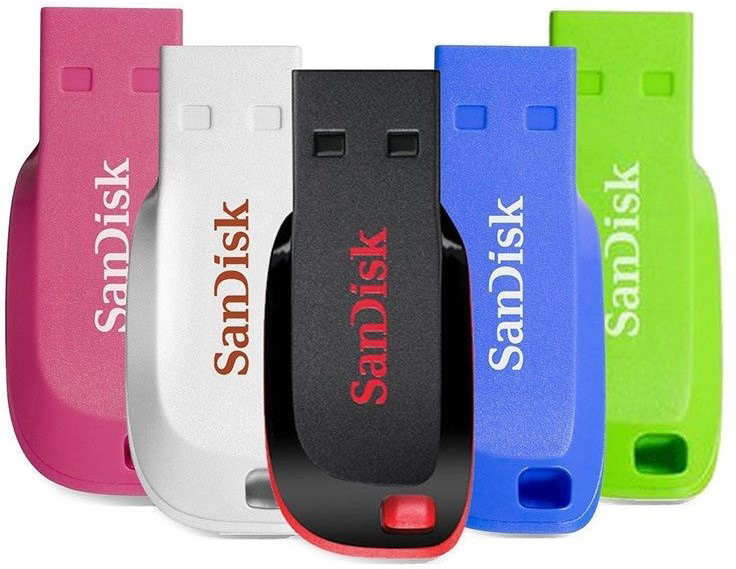 Флеш-накопитель Sandisk Cruzer Blade 32Gb SDCZ50-032G-B35 (Black) купить в интернет-магазине icover