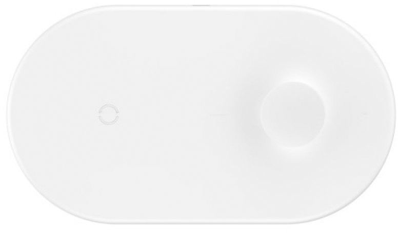 Беспроводное зарядное устройство Baseus Smart 2in1 WX2IN1P20-02 (White) купить в интернет-магазине icover