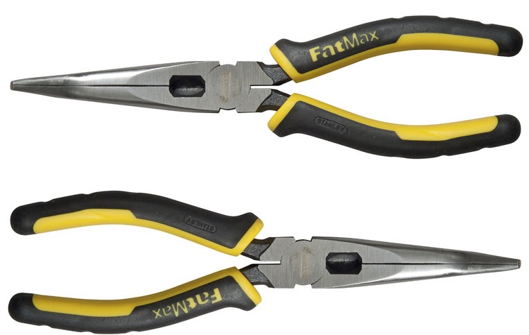 Плоскогубцы с удлиненными изогнутыми губками Stanley FatMax 200 мм 0-89-872 (Black/Yellow) купить в интернет-магазине icover
