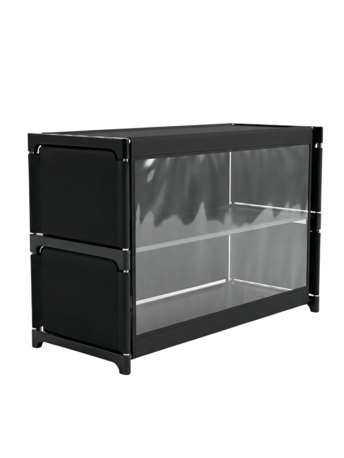 Обувница с дверкой Ridberg 3 полки (Black) купить в интернет-магазине icover