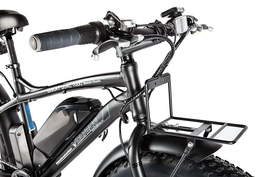 Велогибрид Eltreco Volteco BigCat Dual New (Matte Black) купить в интернет-магазине icover