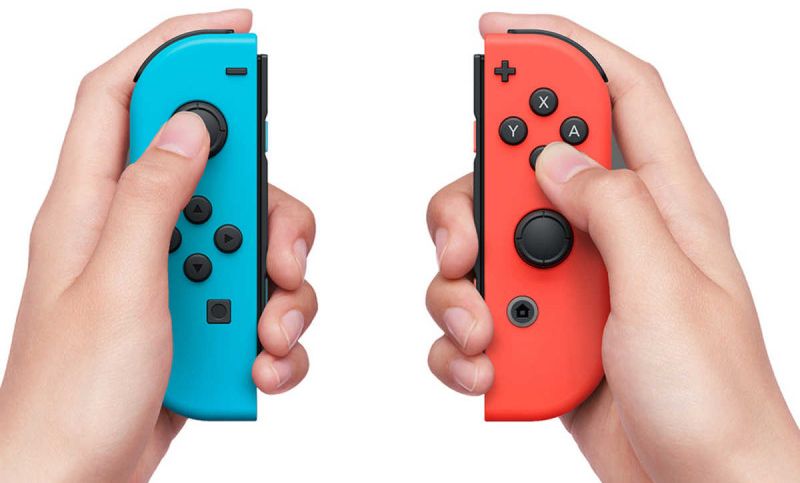 Игровой контроллер Nintendo HAC A JAEAA (Blue/Red) купить в интернет-магазине icover