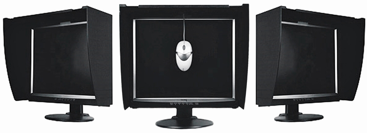 PChOOD Monitor Hood Pro (DEA-01) - козырек для монитора (Black) купить в интернет-магазине icover