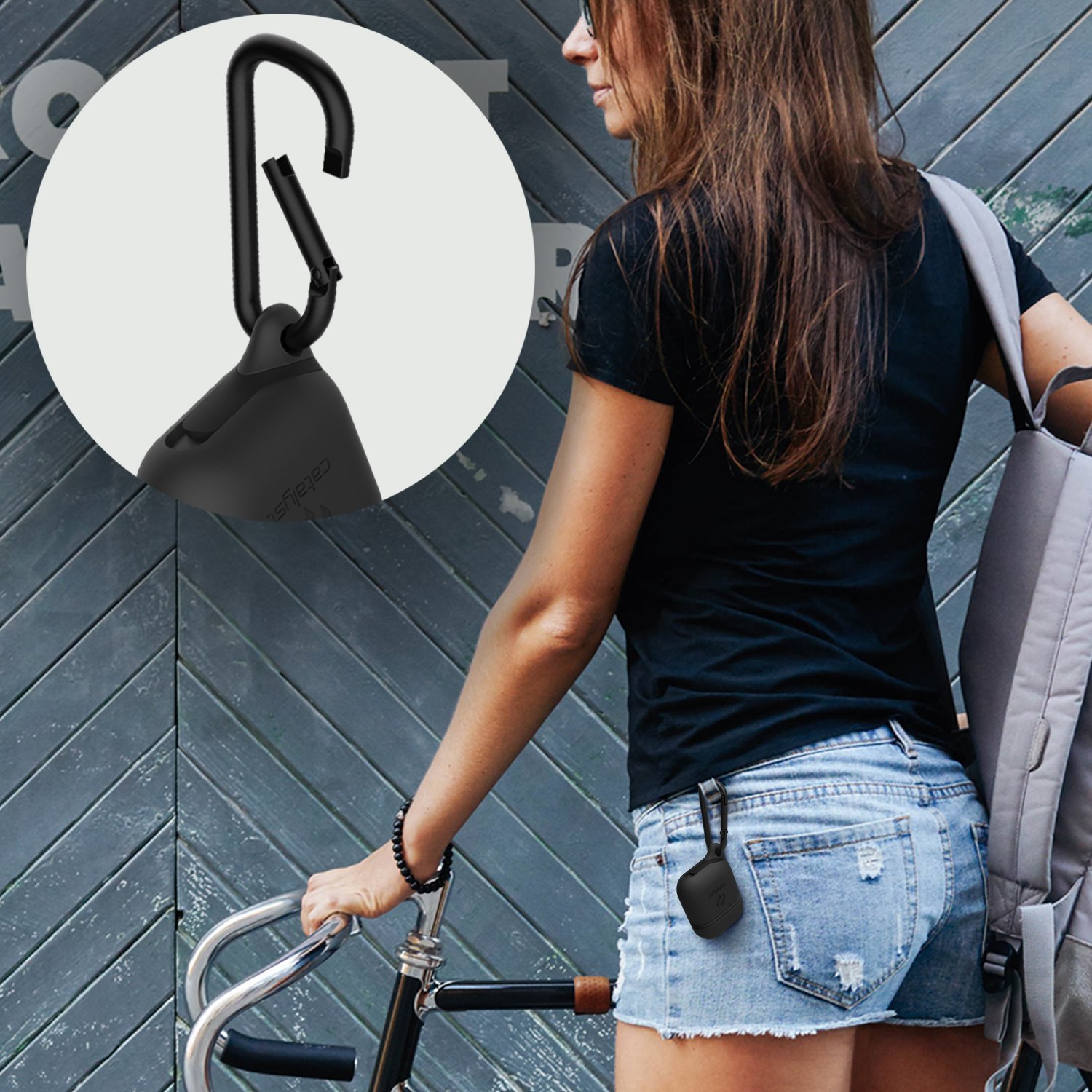 Чехол Catalyst Waterproof AirPods Case (Black) купить в интернет-магазине icover