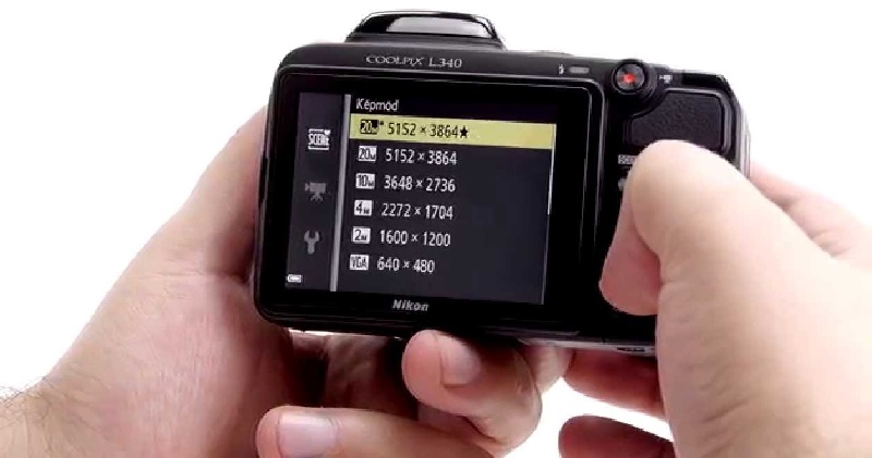 Nikon Coolpix L340 (VNA780E1) - цифровая фотокамера (Black) купить в интернет-магазине icover