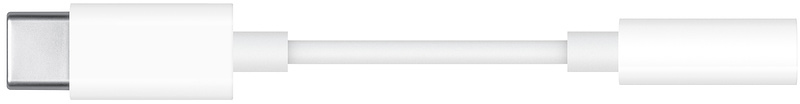Адаптер Apple USB-C to 3.5mm Jack MU7E2ZM/A (White) купить в интернет-магазине icover