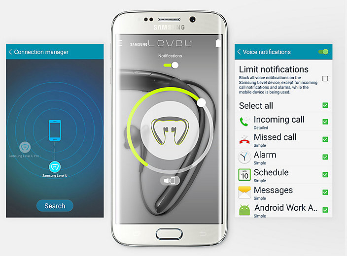 Беспроводная гарнитура Samsung Level U EO-BG920BLEGRU (Blue) купить в интернет-магазине icover