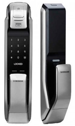 Электронный дверной замок Samsung SHP-DP728 одноригельный (Silver) купить в интернет-магазине icover