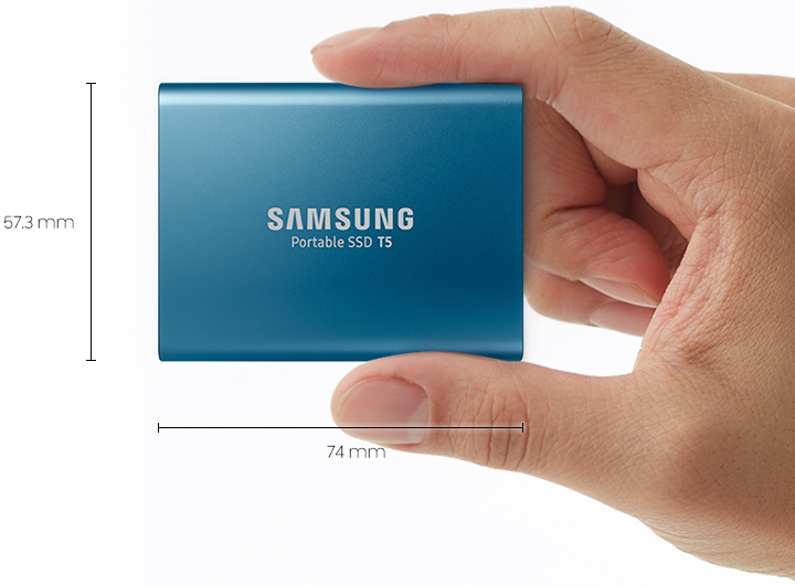 Внешний накопитель Samsung Portable SSD T5 2Tb MU-PA2T0B/WW (Black) купить в интернет-магазине icover