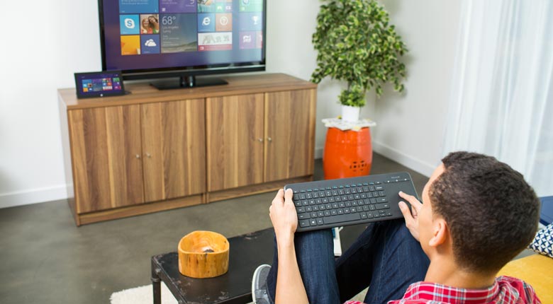 Беспроводная клавиатура Microsoft All-in-One Media Keyboard (Black) купить в интернет-магазине icover