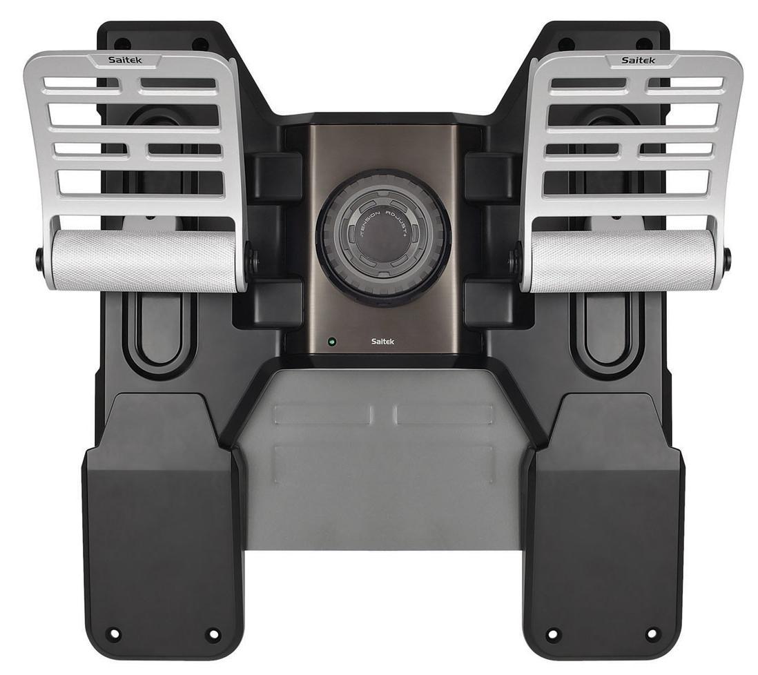 Saitek Pro Flight Combat Rudder Pedals (SCB432020002/02/1) - педали для авиасимуляторов (Black/Steel) купить в интернет-магазине icover