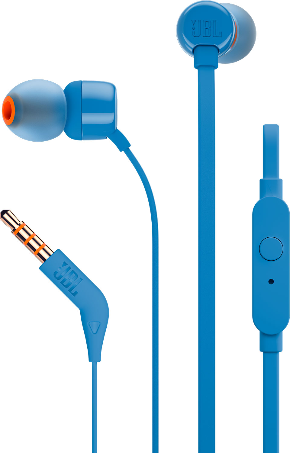 

Внутриканальная гарнитура JBL T110 (Blue)