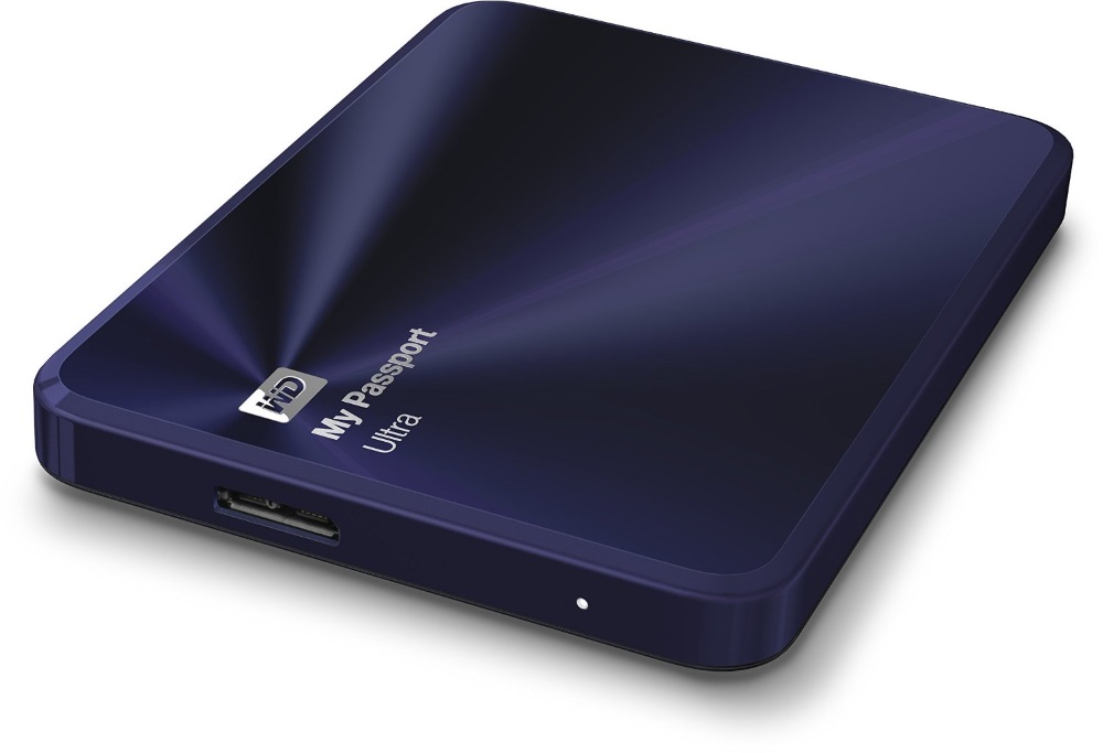 Western Digital My Passport Ultra Metal Edition 1Tb (WDBW5L0010BBA) - внешний жесткий диск (Blue) купить в интернет-магазине icover
