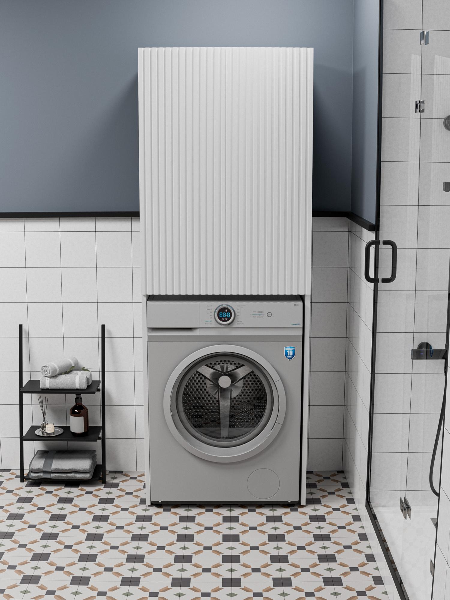 Шкафчик над стиральной машинкой Ridberg Никко МДФ (White) купить в интернет-магазине icover