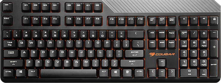 Cougar Attack - игровая клавиатура (CHERRY MX Blue) купить в интернет-магазине icover