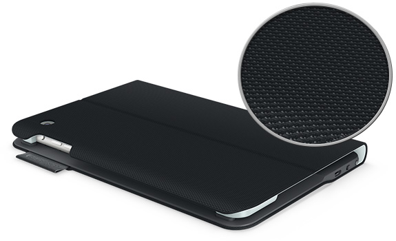 Logitech Ultrathin Keyboard Folio (920-006150) - чехол-клавиатура для iPad mini (Carbon Black) купить в интернет-магазине icover