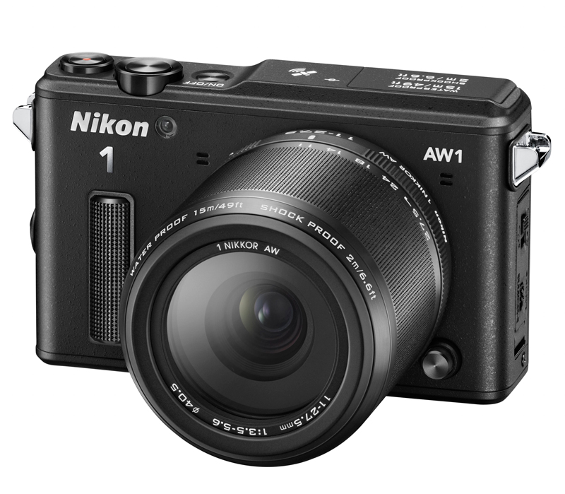 Фотоаппарат Nikon 1 AW1 Kit (Nikon AW1 Body Black + 1 Nikkor AW 11–27.5mm f/3.5–5.6 Black) купить в интернет-магазине icover