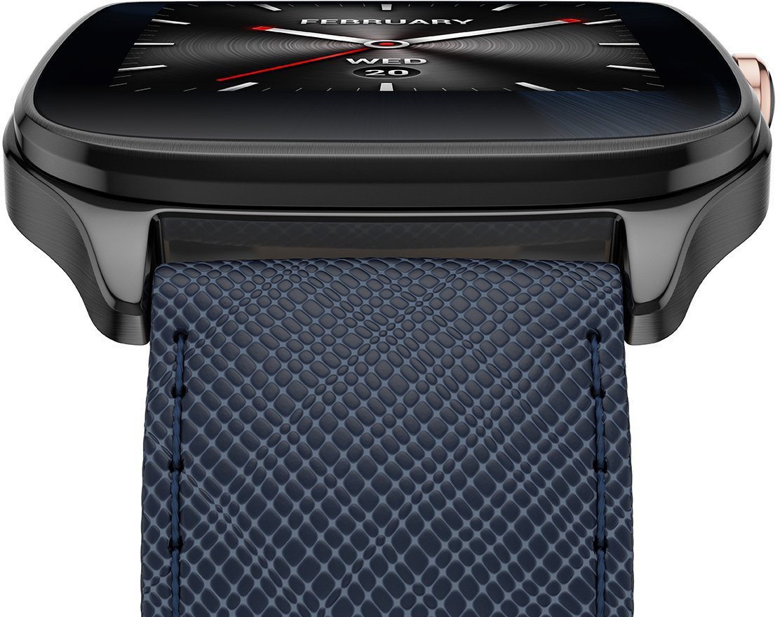 Смарт-часы Asus ZenWatch 2 (WI501Q(BQC)-2LBLU0014) Sparrow + Leather Strap Blue купить в интернет-магазине icover