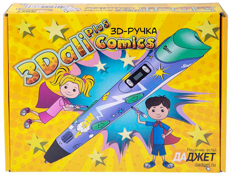 3D-ручка Даджет 3Dali Plus FB0021M (Comics) купить в интернет-магазине icover