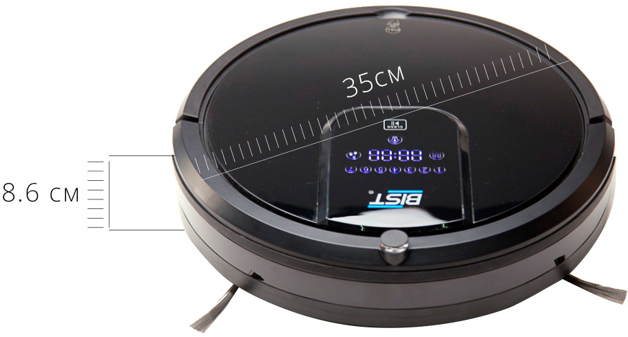 Робот-пылесос Bist Tornado (Black) купить в интернет-магазине icover