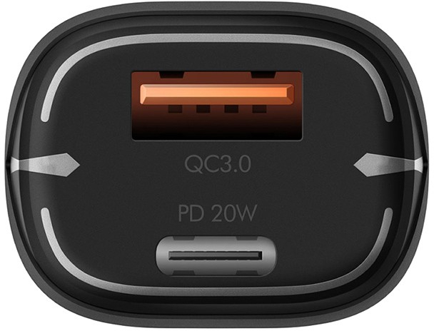 Автомобильное зарядное устройство EnergEA Bazic GoPort PD20+ USB-A/C QC3.0 (Black) купить в интернет-магазине icover