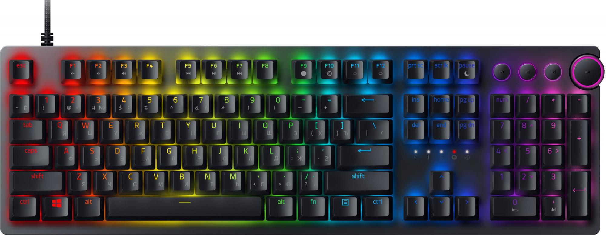 Игровая клавиатура Razer Huntsman V2 Red Switch RZ03-03930700-R3R1 (Black) купить в интернет-магазине icover
