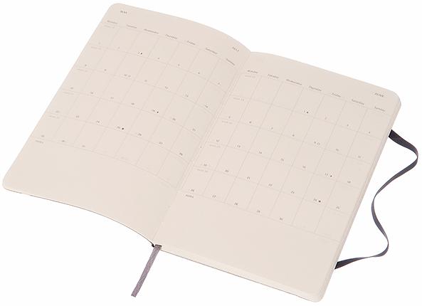 Moleskine Classic Soft Large 2017 (DSB12WN3Y17) - еженедельник (Black) купить в интернет-магазине icover