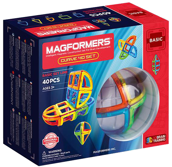 Магнитный конструктор Magformers Curve 40 (701011) купить в интернет-магазине icover