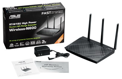 Беспроводной маршрутизатор Asus RT-N18U (Black) купить в интернет-магазине icover
