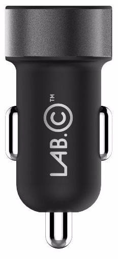 LAB.C Dual USB Car Charger AL (LABC-582-GY) - автомобильное зарядное устройство (Space Grey) купить в интернет-магазине icover