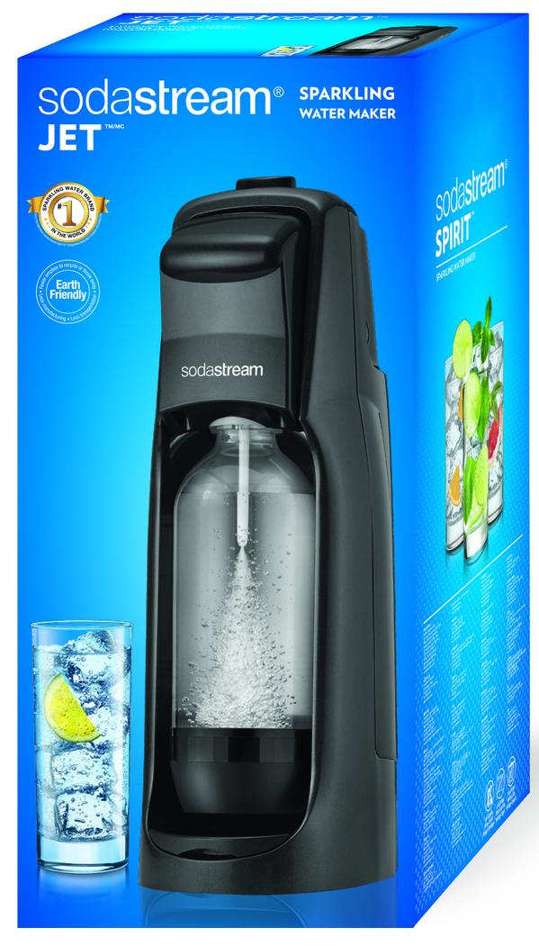 Карбонатор+баллон с углекислым газом Sodastream JET (Black) купить в интернет-магазине icover