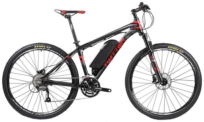 Электровелосипед Twitter MANTIS-E0 17 (Black/Red) купить в интернет-магазине icover