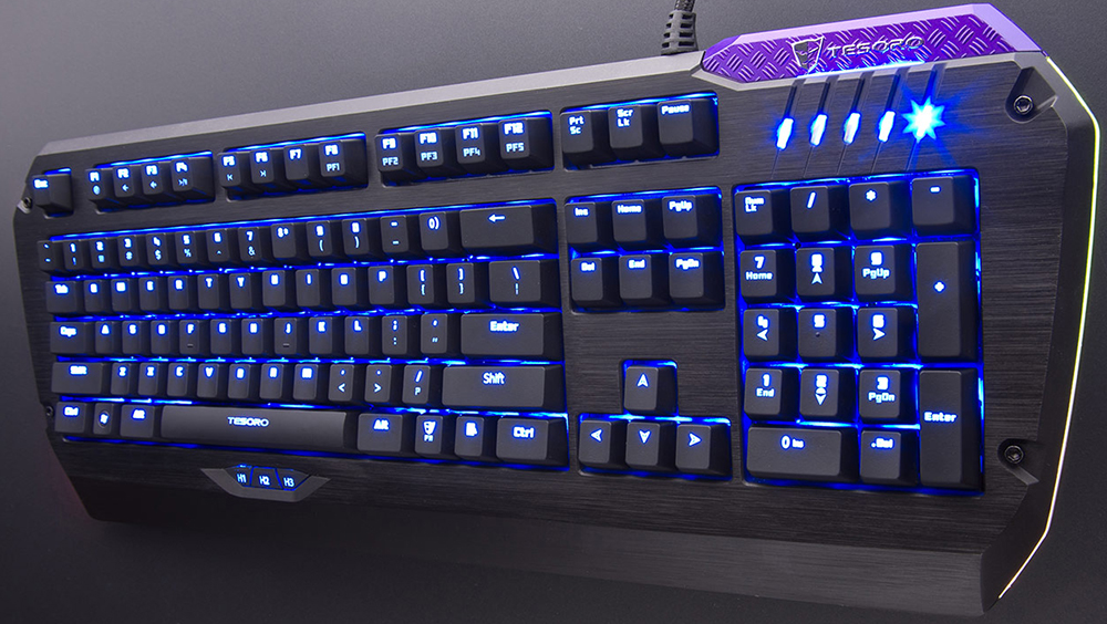 Tesoro Colada Evil TS-G3NL - игровая клавиатура (Black/Cherry MX Black) купить в интернет-магазине icover