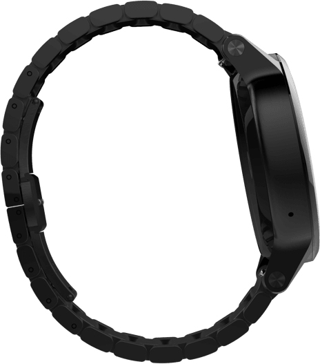 Motorola MOTO 360 2nd Gen 46mm (00905NARTL) - умные часы (Black Steel) купить в интернет-магазине icover