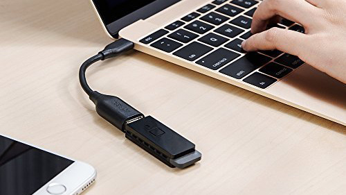 Кабель-переходник Anker Powerline 82 мм (A8165011) USB-C to USB 3.1 (Black) купить в интернет-магазине icover